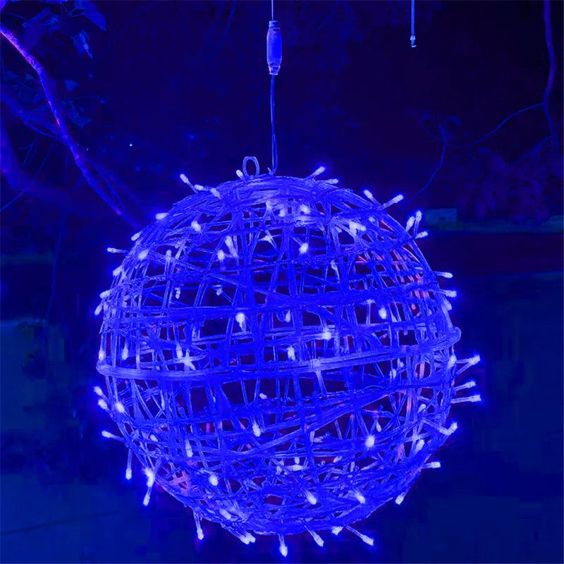 Kerst LED Rotanbal Slinger – Warme Feestverlichting & Buiten Fairy Garden Kerstverlichting