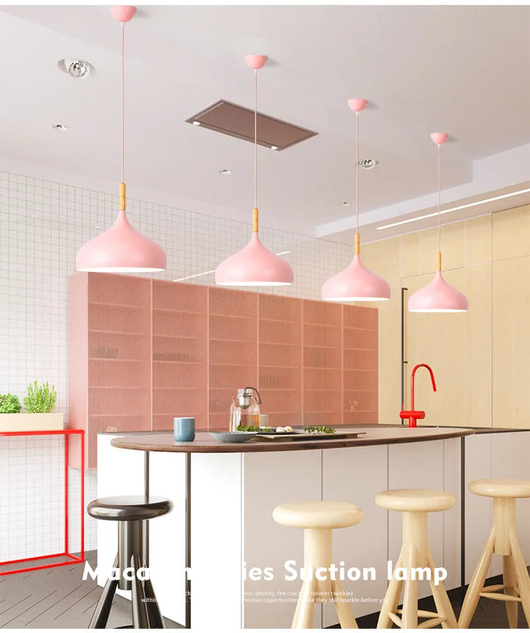 Retro Industrieel Hanglamp E27 Kleurig Voor Keuken, Restaurant & Woonkamer