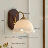 LED Wandlamp Hout & Koper – Vintage Bedlamp voor Woonkamer & Bad