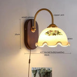LED Wandlamp Hout & Koper – Vintage Bedlamp voor Woonkamer & Bad