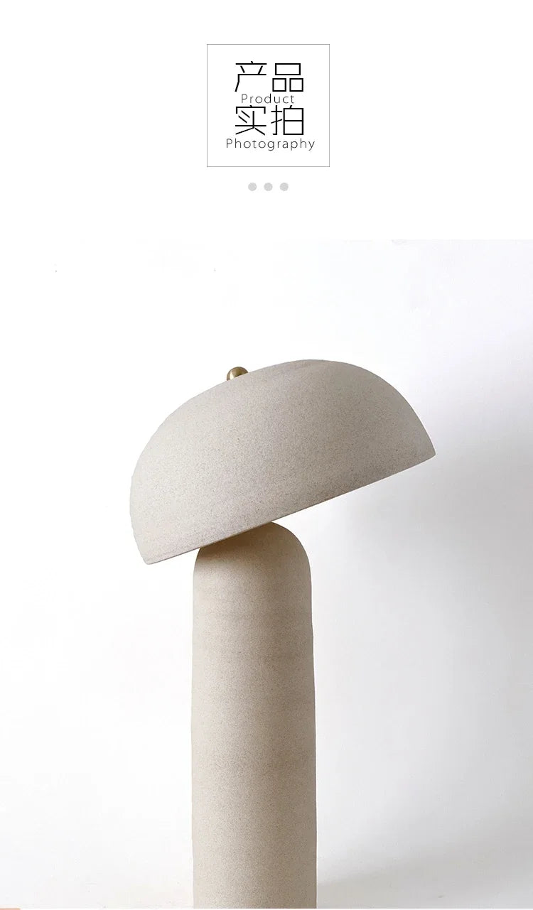 Wabi-Sabi Tafellamp – Japanse Keramiek Potvorm G9 LED Designlamp