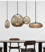 Moderne LED glazen hanglamp – kroonluchter voor woonkamer & keuken