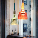 Moderne LED glazen hanglamp – kleurrijk design voor keuken & eetkamer