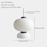 Wabi-Sabi Hanglamp – Japanse Rijstpapier LED Pendel
