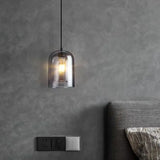 Retro E27 Hanglamp – Glazen Plafondlamp voor Keuken, Slaapkamer & Hal