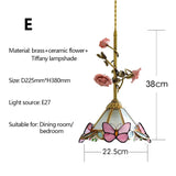 Vintage Franse Rozen Hanglamp – Massief Koper & Glas E27 LED