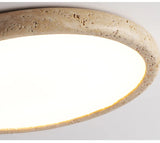 Wabi-Sabi Plafondlamp – Gele Natuursteen Ø Rond LED 15–30m²