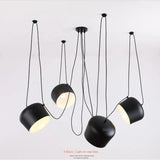 Nordic Hanglamp Drum E27 Aluminium Zwart