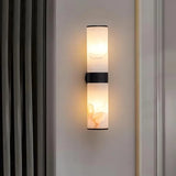 Albast Marmeren Wandlamp – Luxe Messing LED Sconce Modern