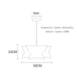 LED Hanglamp Zijde Wit Voor Woonkamer & Hotel