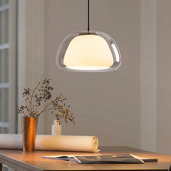 Hanglamp Glas Ø25/40cm Nordic Modern Voor Woon- & Eetkamer