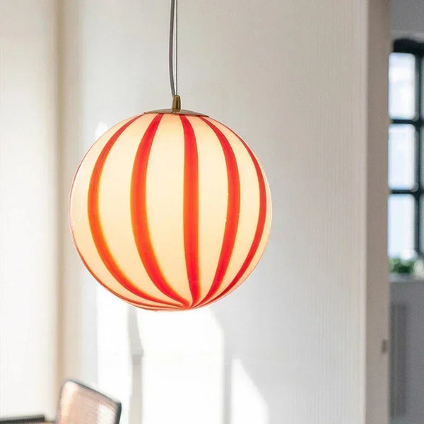 Kleurrijke Glazen Bol Hanglamp