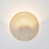 Japanse Wabi-Sabi Wandlamp – Houten Designer Slaapkamerlamp