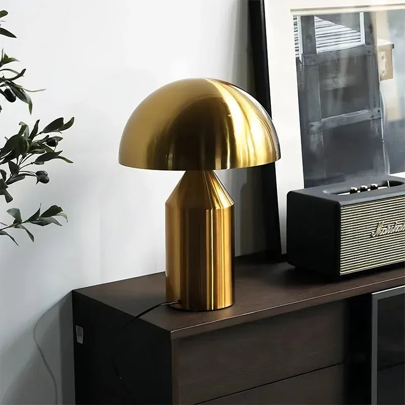 Luxe Moderne Paddestoel LED Tafellamp Nordic E14 Voor Slaapkamer & Studie