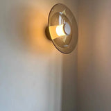 Nordic AuraGlass – Moderne Glazen LED Wandlamp