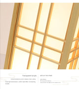 Japanse Houten Vloerlamp – LED Staande Lamp E27 3 Maten