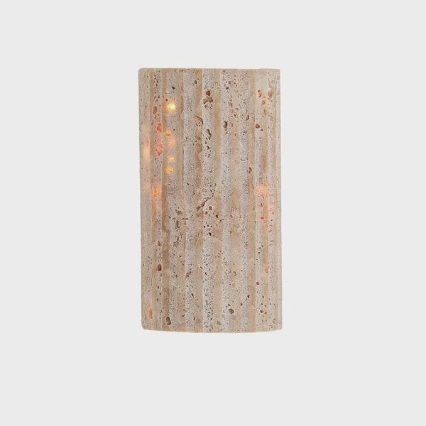 Travertin Wandlamp Beige – Luxe LED Sfeerverlichting, Moderne Stijl