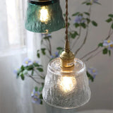 Nordic Japans Glazen Hanglamp Polished Copper Voor Slaapkamer & Eettafel