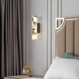 Italian Style LED Wandlamp | Zwart Marmer & Natuursteen | Luxe Modern