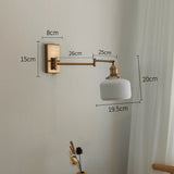 Nordic LED Wandlamp Keramiek – Moderne Sconce met Trekschakelaar