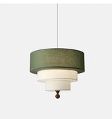 Boho Green Fabric Hanglamp