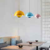 Moderne Nordic Bloemknop Hanglamp – Metaal, LED, E27, Meerdere Kleuren