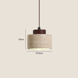 Japanse Wabi-Sabi Hanglamp – Gele Natuursteen Bedlamp Pendel E27
