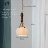 Japanse Keramische Hanglamp – Scandinavische Witte Plafondlamp E27