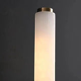 Marmeren Wandlamp – Moderne LED Bedlamp met Messing Accenten