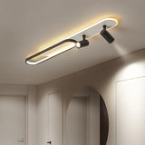 Moderne LED Plafondlamp met Spot – Zwart/Wit/Goud Dimbaar