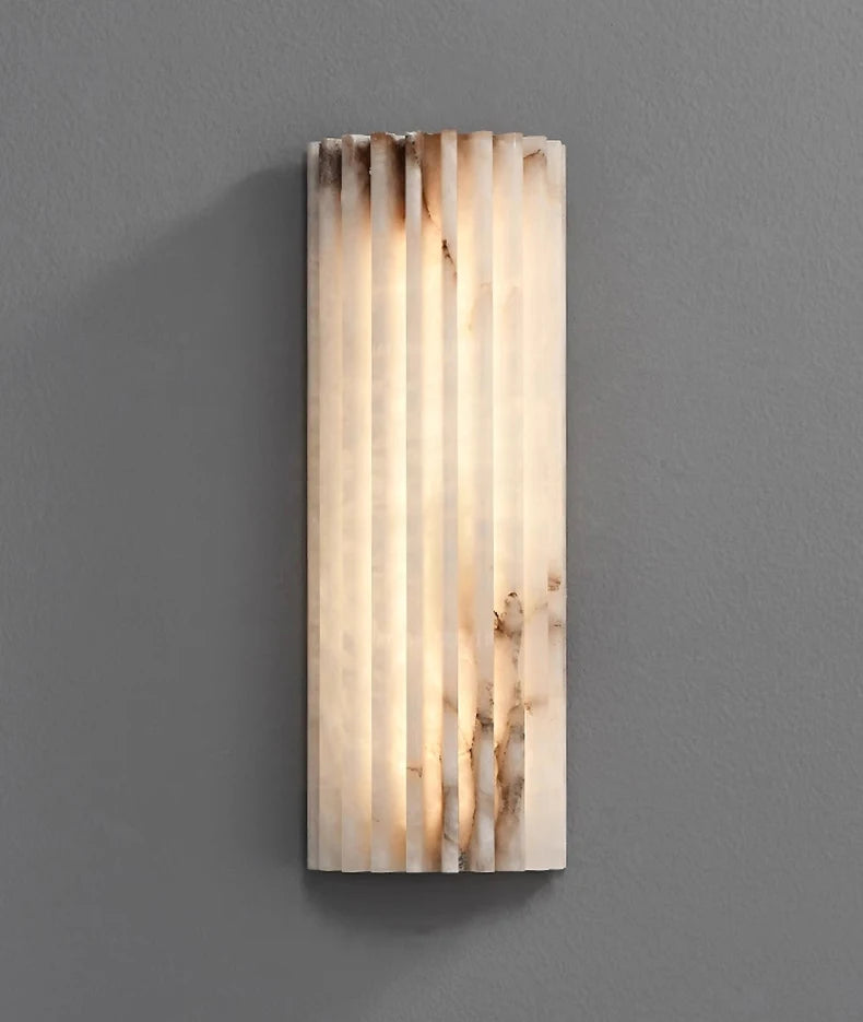 Marmeren Wandlamp – Luxe LED Art Deco Slaapkamer & Badkamer