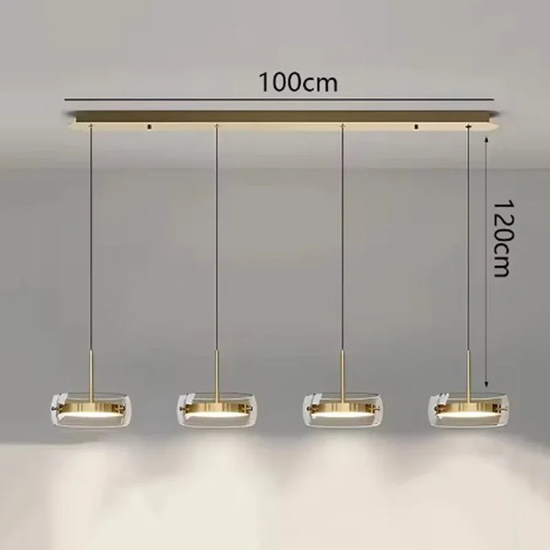 Moderne LED ring hanglamp – dimbare kroonluchter voor woonkamer & eetkamer