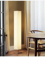 Moderne Stoffen LED Vloerlamp – Houten Staande Lamp voor Woonkamer
