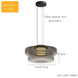 Luxe LED glazen hanglamp – verstelbare moderne kroonluchter