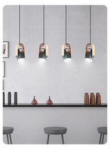 Nordic Hanglamp Metaal Zwart Wit Blauw E26 Modern Slaapkamer Woonkamer