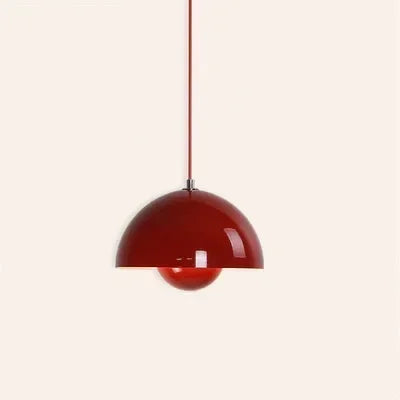 Moderne Nordic Bloemknop Hanglamp – Metaal, LED, E27, Meerdere Kleuren