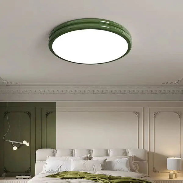 Bauhaus Plafondlamp Groen LED Voor Woonkamer, Slaapkamer & Keuken