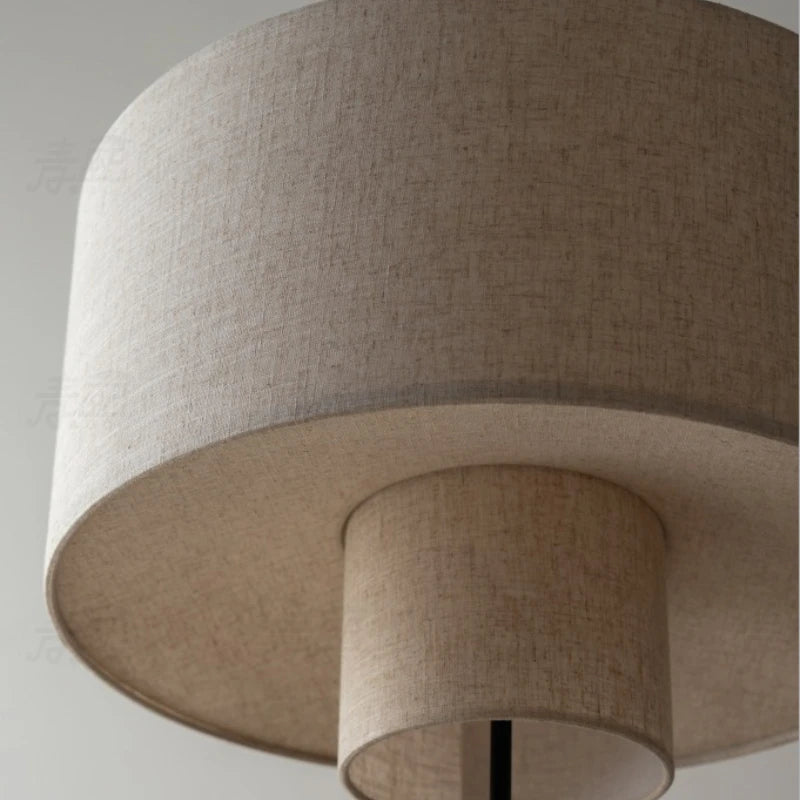 Wabi-Sabi stoffen LED hanglamp – Japanse stijl voor woonkamer & eetkamer