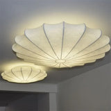 Zijden Plafondlamp – Moderne Opbouwlamp Ø40–80cm E27 LED