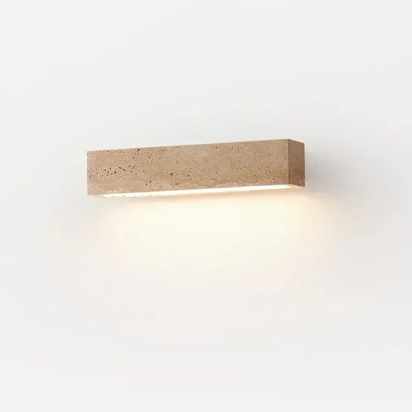 Wabi-Sabi Natuursteen Wandlamp