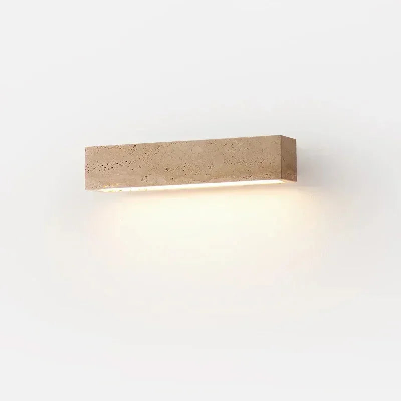 Wabi-Sabi Natuursteen Wandlamp