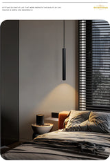 Moderne Nordic LED dubbele hanglamp – cilindervormig design voor eetkamer
