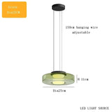 Luxe LED glazen hanglamp – verstelbare moderne kroonluchter