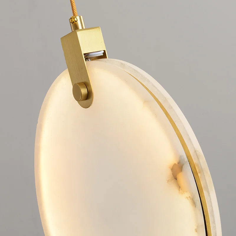 Moderne Marmeren LED Hanglamp – Luxe Slaapkamer & Woonkamer Lamp