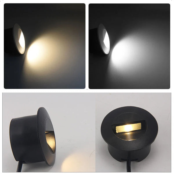 LumoStep Pro – 3W LED Ingebouwde Buiten Wandlamp