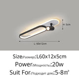 Moderne LED Plafondlamp met Spot – Zwart/Wit/Goud Dimbaar