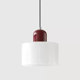 Vintage Kleine Hanglamp Glas-in-Lood – Roze/Oranje/Groen/Wit – E27