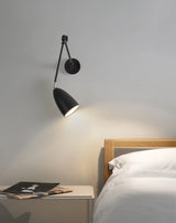 Nordic LED Wandlamp met Lange Arm – Minimalistische Bedlamp Loft