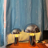 Paddenstoel Tafellamp – Chroom Design – Aluminium E14