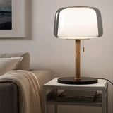 Nordic Franse Tafellamp – Moderne Glazen Bedlamp LED voor Slaapkamer